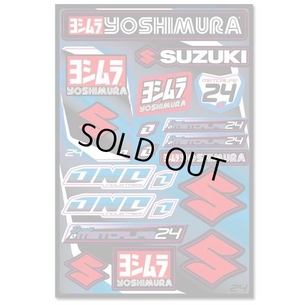 画像1: One Industries　12 FACTORY SUZUKI DECAL SHEET