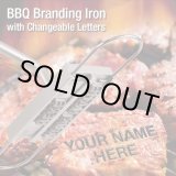 画像: BBQ Branding Iron with Changeable Letters