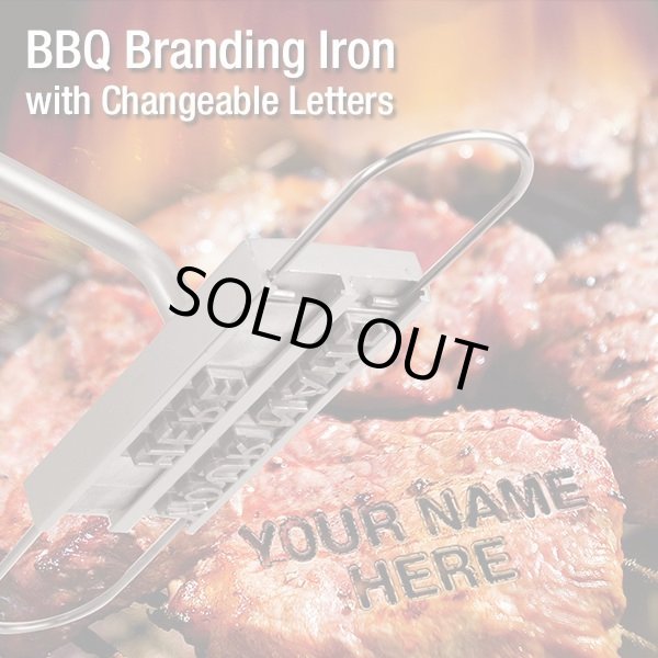 画像1: BBQ Branding Iron with Changeable Letters