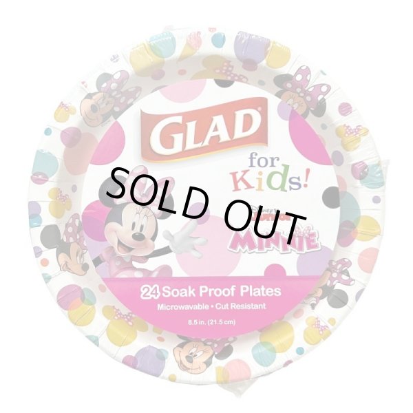 画像4: Minnie Mouse Glad Paper Plates 24pc
