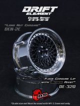 画像: DRIFT ELEMENT SERIES RIM：Gunmetal  Mesh Chrome Lip Black Rivets