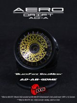 画像: AERO DRIFT：Sloped Black / Gold Mesh