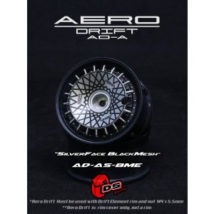 画像: AERO DRIFT：Sloped Silver / Black Mesh