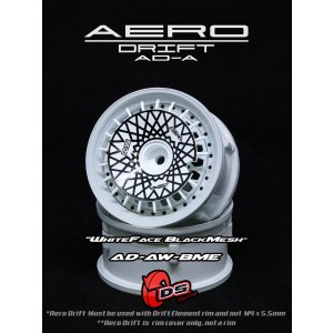 画像: AERO DRIFT：Sloped White / Black Mesh