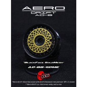 画像: AERO DRIFT:Flat Black / Gold Mesh