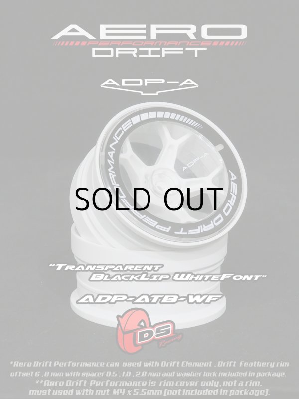 画像1: AERO DRIFT PERFORMANCE : Sloped Transparent / Black Lip