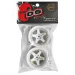 画像2: DRIFT ELEMENT SERIES RIM：White 5Spokes White Lip Gold Rivets