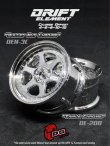 画像1: DRIFT ELEMENT SERIES RIM：Chrome 6Spokes Chrome Lip Chrome Rivets