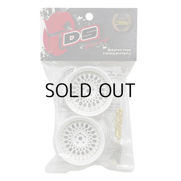 画像2: DRIFT ELEMENT SERIES RIM：White Mesh White Lip Gold Rivets