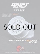 画像: DRIFT ELEMENT SERIES RIM：White Mesh White Lip Gold Rivets