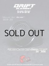 画像: DRIFT ELEMENT SERIES RIM：Black Mesh Black Lip Silver Rivets