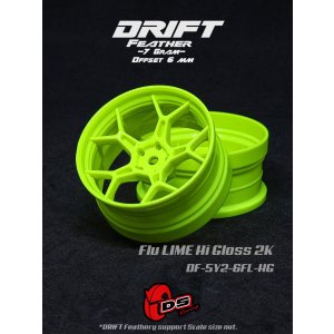 画像: DRIFT FEATHERY RIM:Flu Lime Hi Gloss 2K