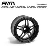 画像: REAL INCH MODEL WHEELS Type-33R Black