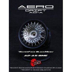 画像: AERO DRIFT：Sloped Silver / Black Mesh