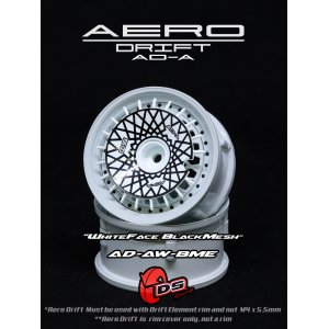 画像: AERO DRIFT：Sloped White / Black Mesh