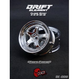 画像: DRIFT ELEMENT SERIES RIM：Chrome 5Spokes Chrome Lip Chrome Rivets
