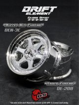 画像: DRIFT ELEMENT SERIES RIM：Chrome 6Spokes Chrome Lip Chrome Rivets
