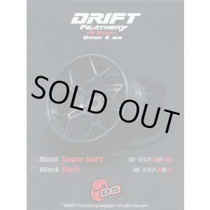 画像: DRIFT FEATHERY RIM：5Y Spokes BLACK Super Soft Offset 6mm