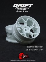 画像: DRIFT FEATHERY RIM：5Y Spokes White Matte Offset 8mm