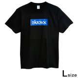 画像: SBOXX Black T-shirt with Blue Square Logo（L size）