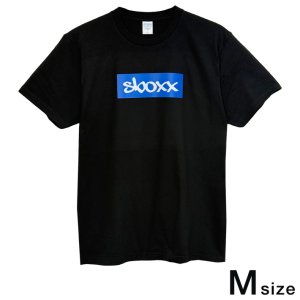 画像: SBOXX Black T-shirt with Blue Square Logo(M size)