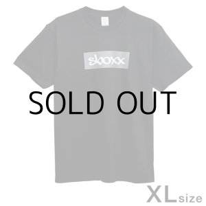 画像: SBOXX Black T-shirt with Gray Square Logo(XL size)