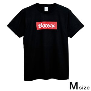 画像: SBOXX Black T-shirt with Red Square Logo(M size)