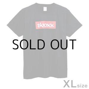 画像: SBOXX Black T-shirt with Red Square Logo(XL size)
