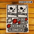 画像2: SLEDNECKS　Face Your Fears Stiker Sheet (Red)　【メール便OK】