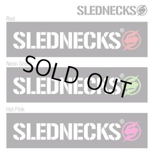 画像: SLEDNECKS  12 inch Stencil Sticker