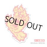 画像: SANTA CRUZ Skateboards Flame Hand Sticker