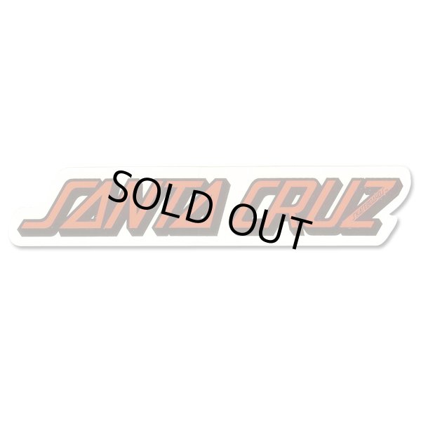 画像1: SANTA CRUZ Skateboards Strip sticker （Red）　【メール便OK】