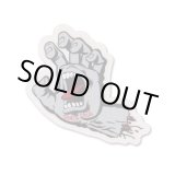 画像: SANTA CRUZ Skateboards Screming Hand sticker （Silver）S 【メール便OK】