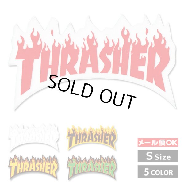 画像1: Thrasher  Flames sticker Ssize【全5種】