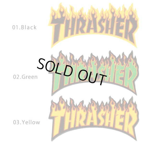 画像3: Thrasher  Flames sticker Lsize【全3種】