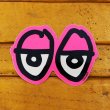 画像2: Krooked  Eyes Sticker Neon Pink 【メール便OK】