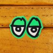 画像2: Krooked  Eyes Small Sticker Neon Green 【メール便OK】