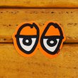 画像2: Krooked  Eyes Small Sticker Neon Orange 【メール便OK】