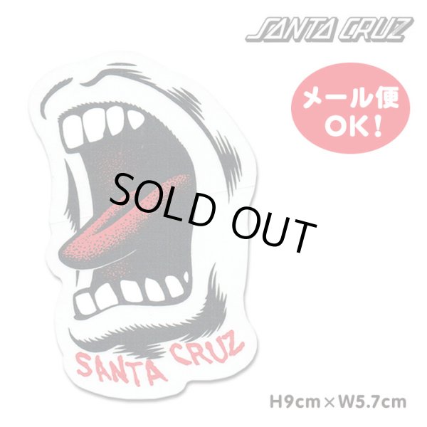 画像1: SANTA CRUZ Screaming Mouth Clear Mylar Sticker　【メール便OK】