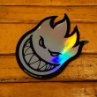 画像3: Spitfire Wheels  Devil Head 6" Sticker  Aurora 【メール便OK】