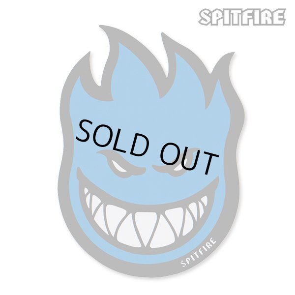画像1: Spitfire Wheels  Devil Head 6" Sticker  Blue 【メール便OK】