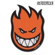 画像1: Spitfire Wheels  Devil Head 6" Sticker Orange 【メール便OK】