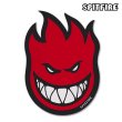画像1: Spitfire Wheels  Devil Head 6" Sticker Red 【メール便OK】