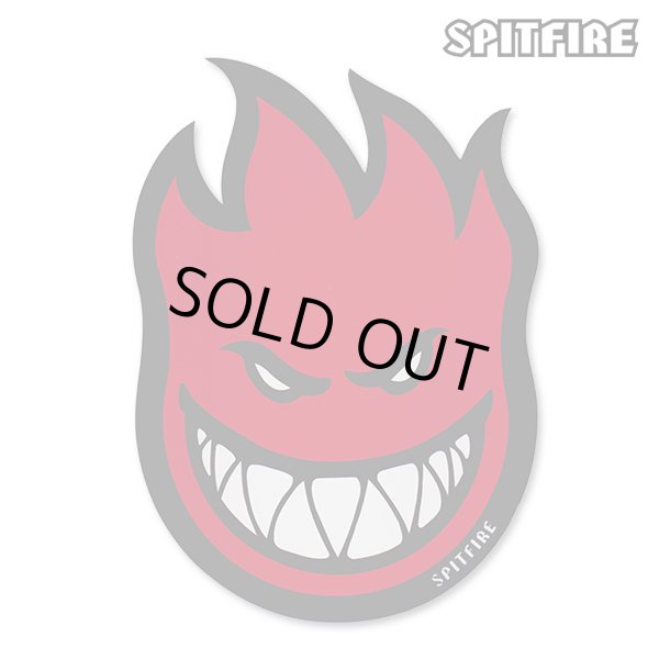 画像1: Spitfire Wheels  Devil Head 6" Sticker Red 【メール便OK】