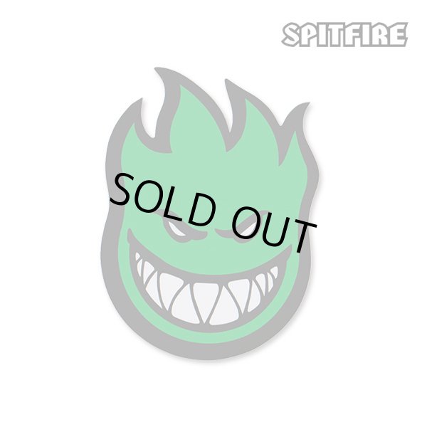 画像1: Spitfire Wheels  Devil Head 3" Sticker  Green　【メール便OK】