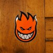 画像2: Spitfire Wheels  Devil Head 3" Sticker  Orange 【メール便OK】