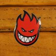 画像2: Spitfire Wheels  Devil Head 3" Sticker  Red 【メール便OK】