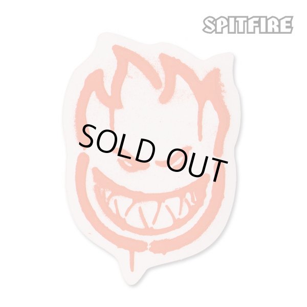 画像1: Spitfire Wheels  Vandal Sticker  Orange 【メール便OK】