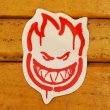 画像2: Spitfire Wheels  Vandal Sticker  Red 【メール便OK】