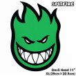 画像1: Spitfire Wheels  Devil Head 11" Sticker Green